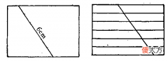 直线作图趣味数学题：没有毫米刻度的尺【直尺的用法】